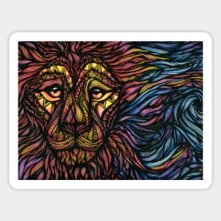 Intergalactic Lion Magnet